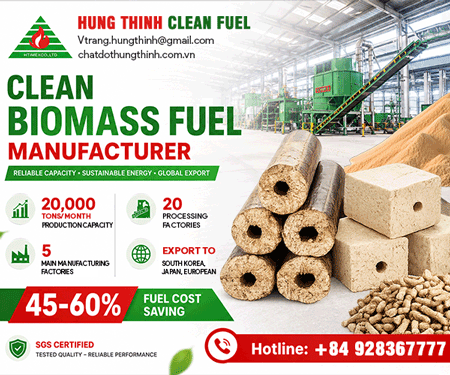 HUNG THINH IMPORT EXPORT COMPANY LIMITED - BIOMASS PELLET