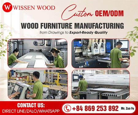 WISSEN WOOD VIETNAM COMPANY LIMITED - ODM WOOD FURNITURE
